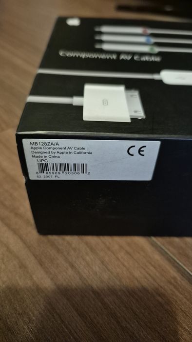 Cablu Apple Component AV Original (30-pin)-Model MB128ZA/A - NOS