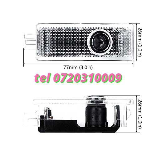 Lampi Bmw Led Logo Portiere, Holograme, Dedicate E90, E60, F10, F01
