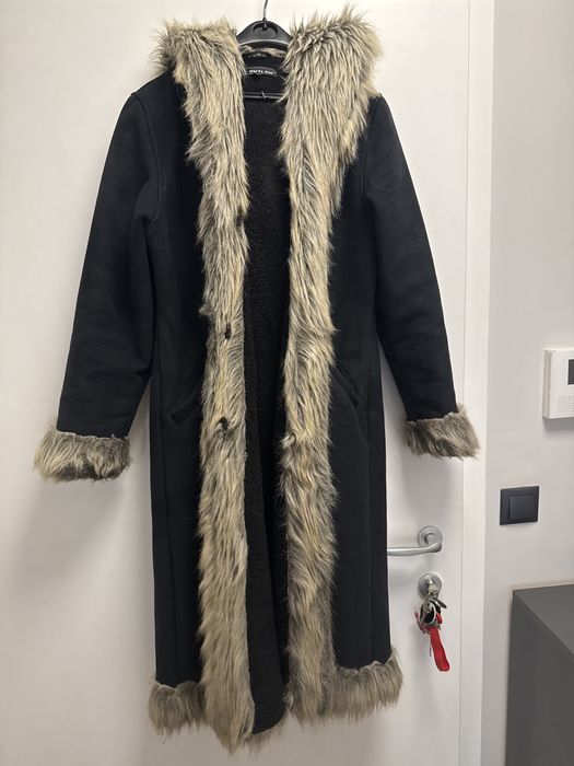 Якета от естествена кожа и от плат.