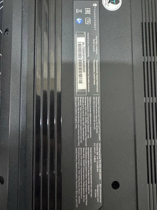 Игровой ноутбук Thunderobot 911S Core D
