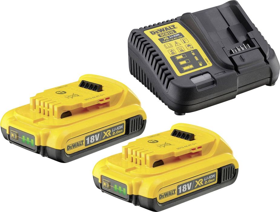 Комплект Зарядно устройство Dewalt DCB112 с 2 броя батерии 2Ah