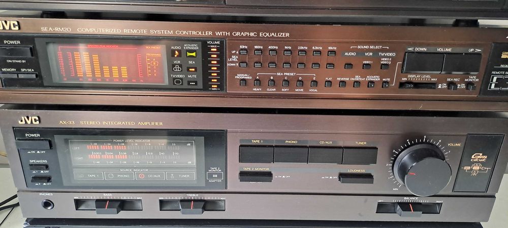 Amplificator AX-33 Egalizator SEA-RM20 CD XL-V152 Tuner FX-33L Telec JVC