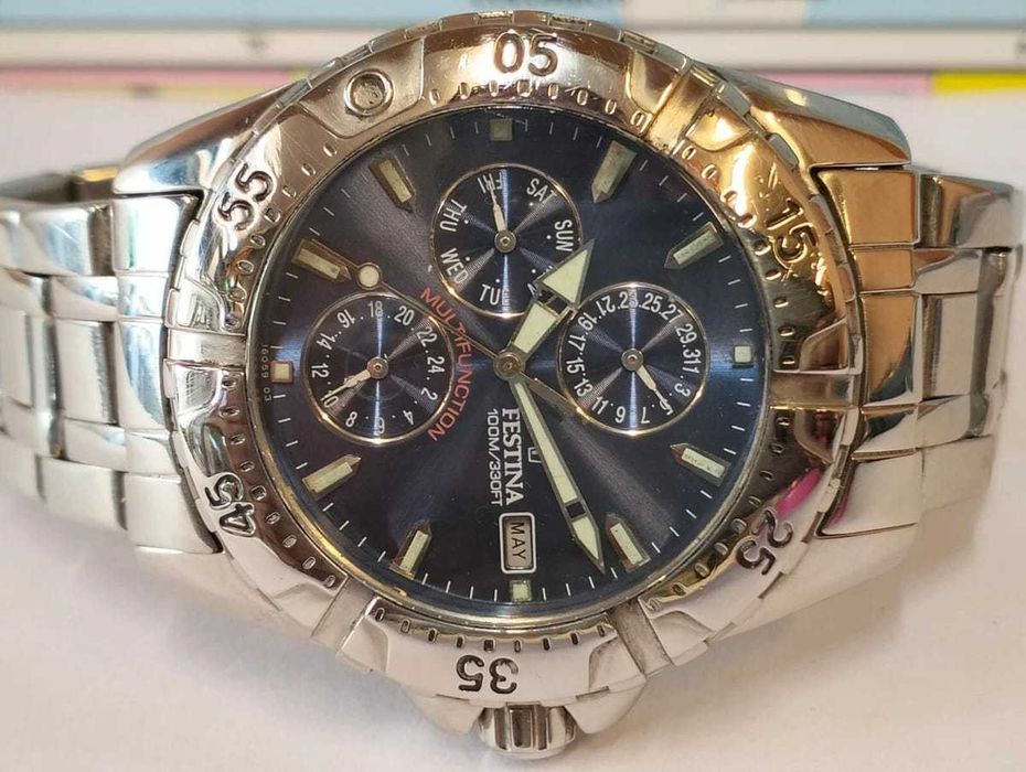 Ceas barbatesc Festina - model F16059/2 - Quartz multifunctional - nou