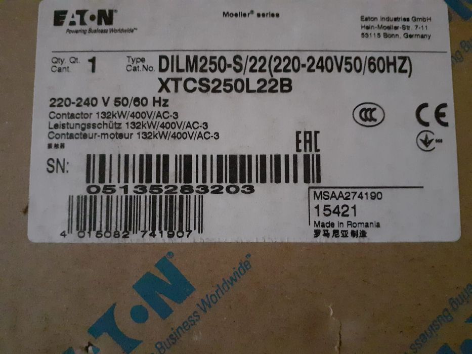 Contactori de diferite Amperaje