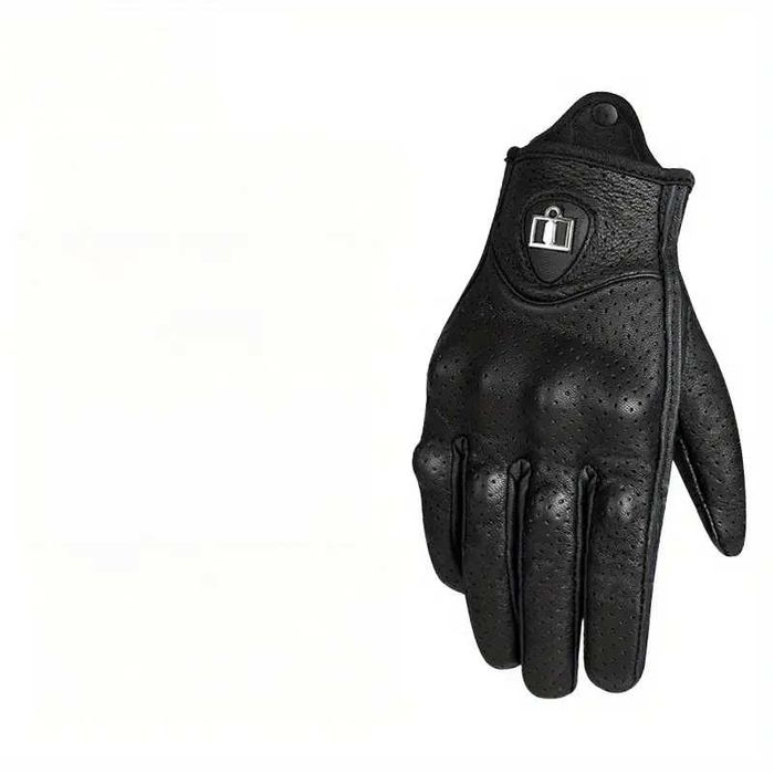 Кожени мото ръкавици тъч скрийн