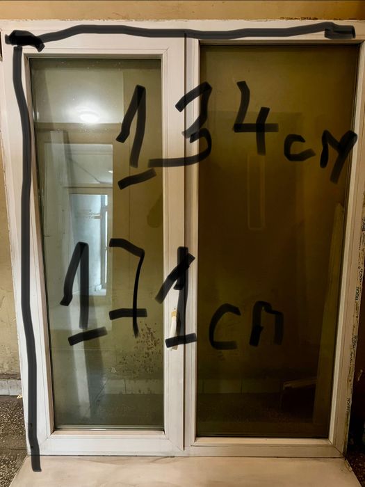 Продавам PVC дограма втора употреба – Trocal и Rehau, 5 камерна,