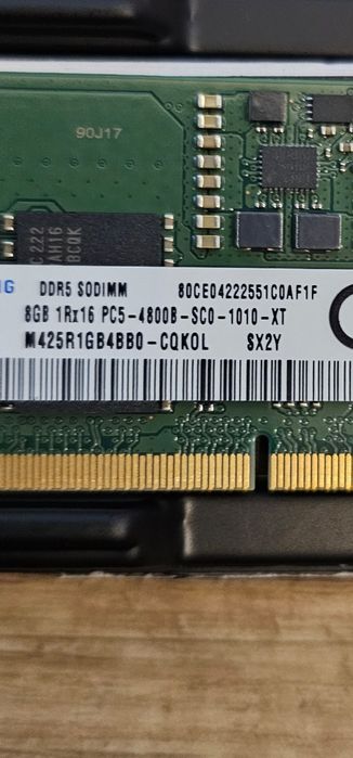 DDR5 SODIMM Samsung 8GB 4800MHz за лаптоп – 6 броя!