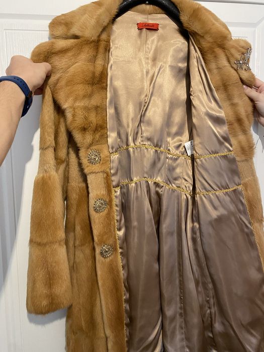 Haina din blana naturala de Nurca marime S