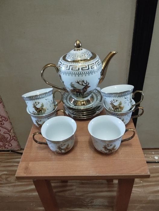 Чайный  сервиз новый.