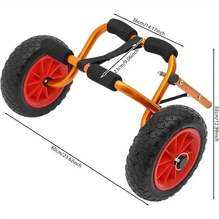 Количка за каяк, кану, SUP - разглобяема, алуминиева.