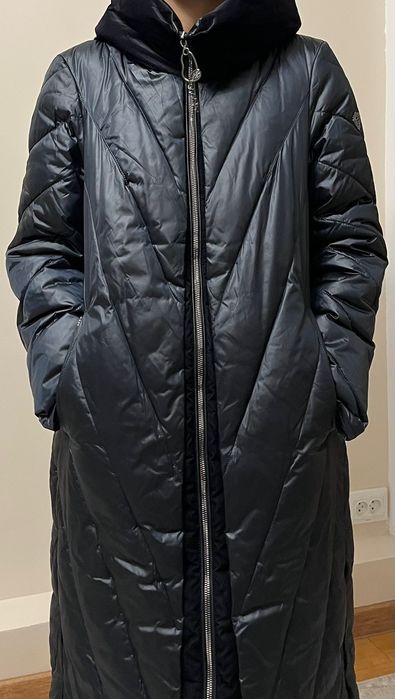 Длинное куртка-пальто