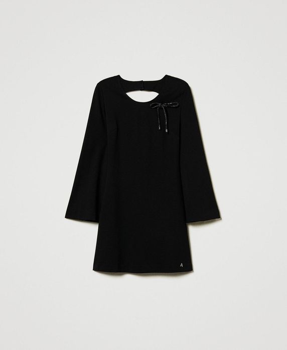 Рокля с брошка панделка с кристали Twinset, XS,S,M,L,XL,нова!