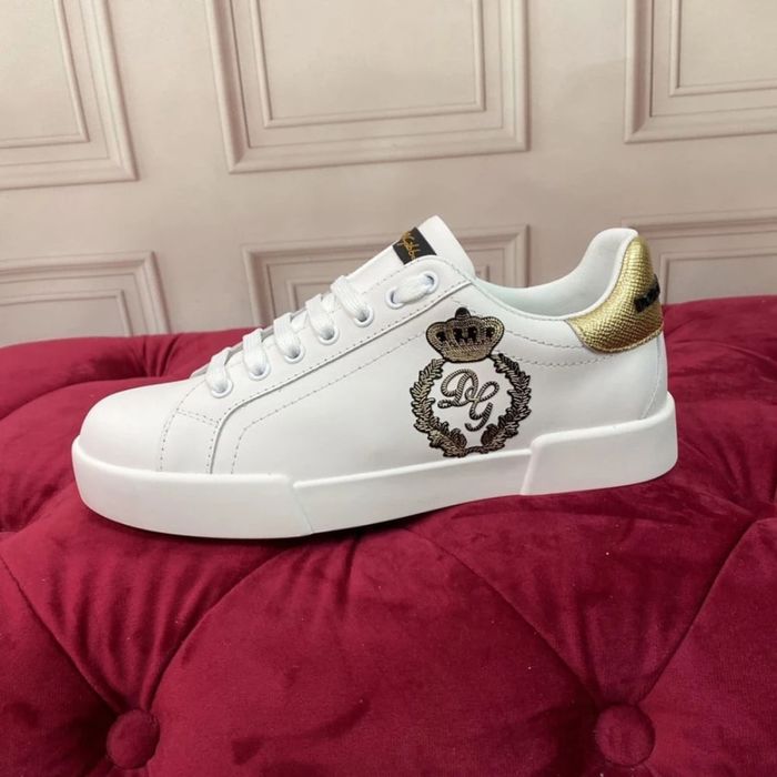 D&G Sneaker / Beige / White