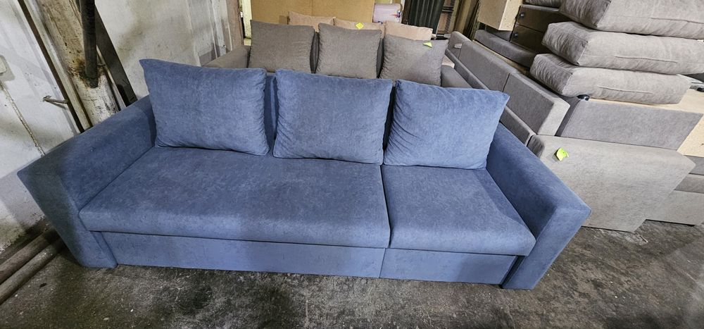 Прямой диван с доп секцией