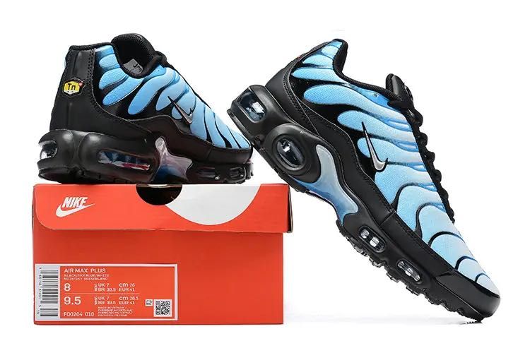 !НОВИ! Nike Air Max Plus 'TN' | Black/Blue Gradient | + КУТИЯ