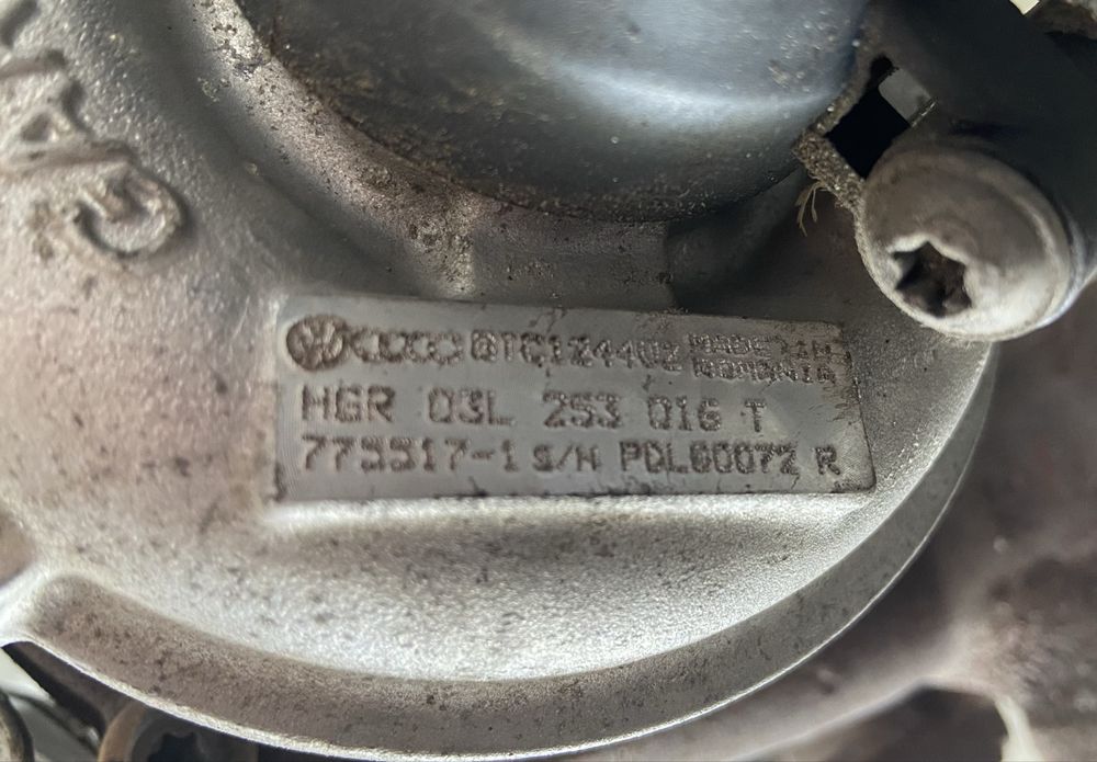 Турбо компресор 1.6 tdi Vw Audi Seat Skoda 03L253016T