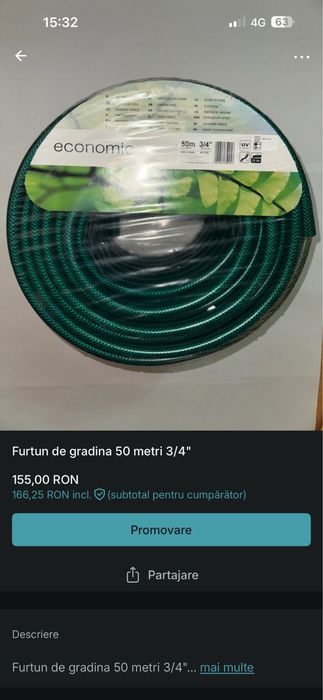 Furtun gradina diferite marimi