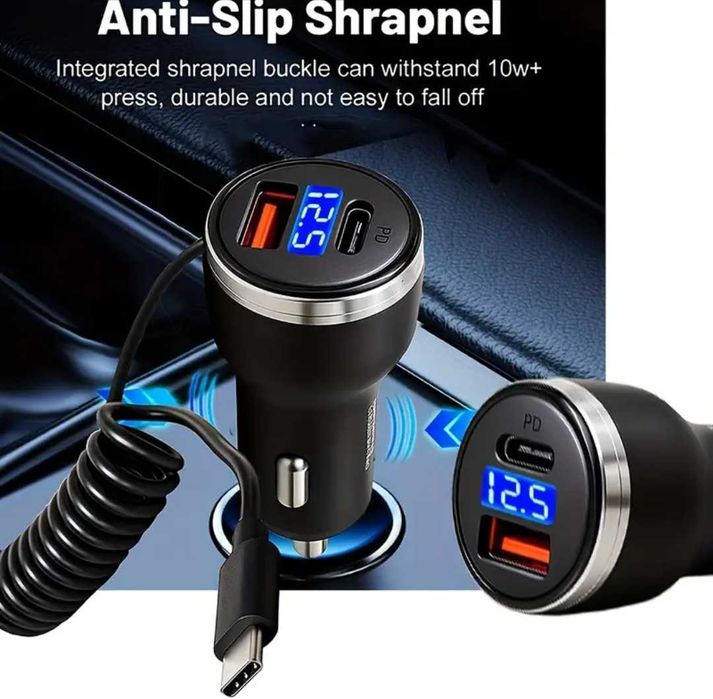 бързо зарядно 12V-24V за телефон за кола-камион-бус-ван-мини ван-джип