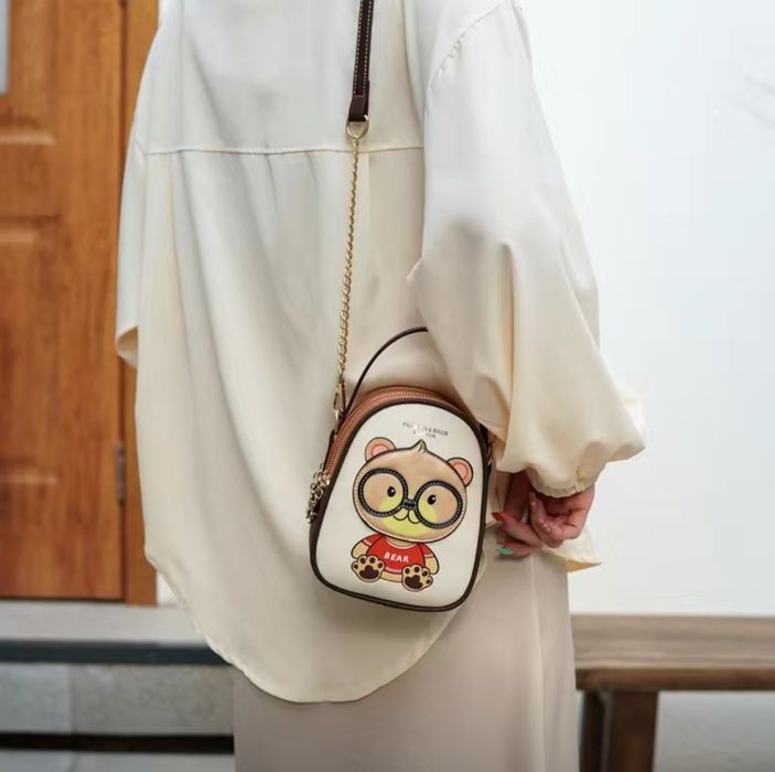 Мини-сумка с милым медведем