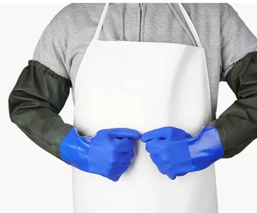 Резиновые  утеплённые перчатки