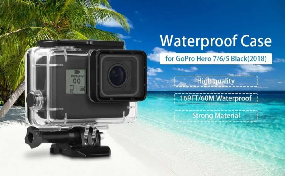 Водоустойчив защитен калъф за GoPro Hero 5 , 6 , 7
