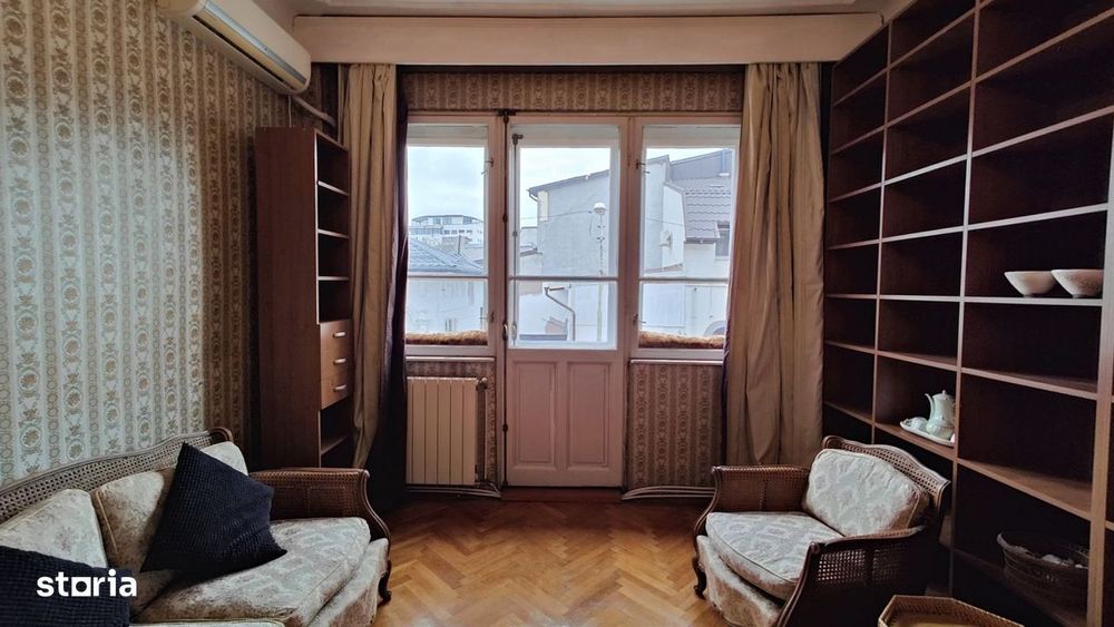 Apartament interbelic elegant cu terasă, pe Vasile Lascăr – lângă Daci