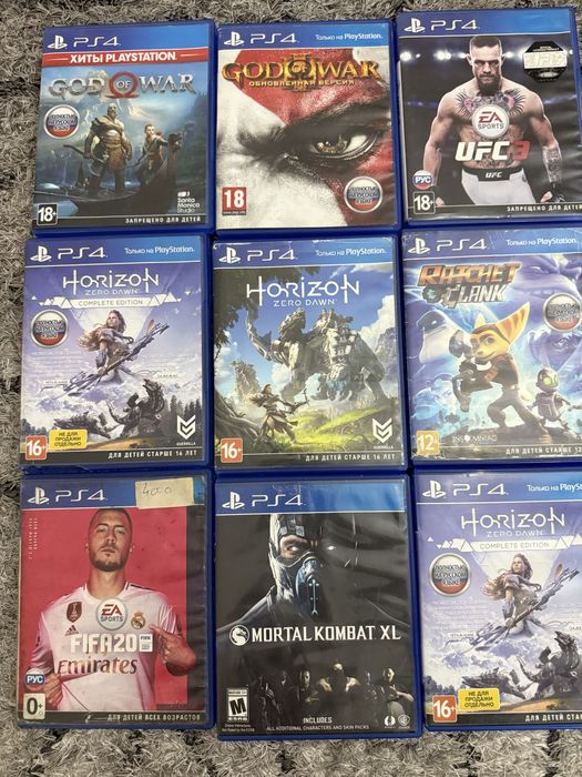 Игры Sony Playstation 4 все рабочие
