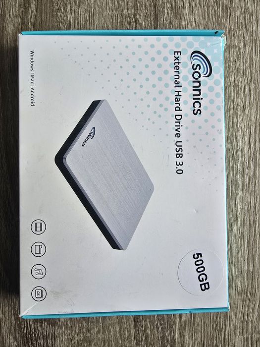 hdd extern sonnics 500gb usb 3.0 nou sigilat