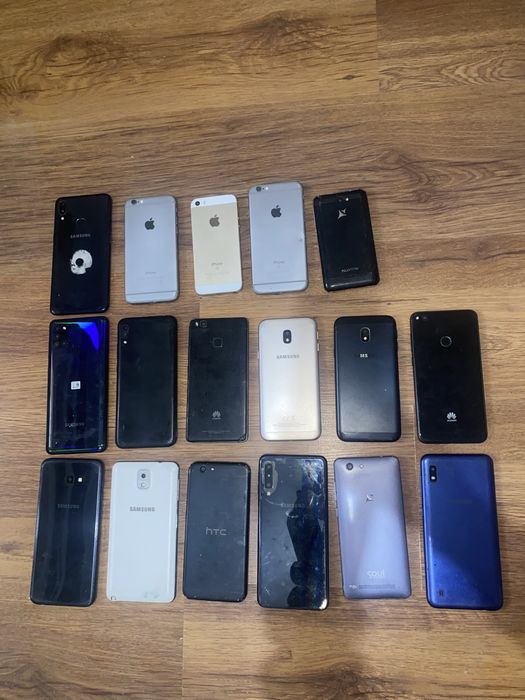 Lot telefoane defecte diferite marci huawei , apple , samsung