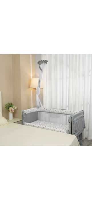 Patuț co-sleeper cu saltea