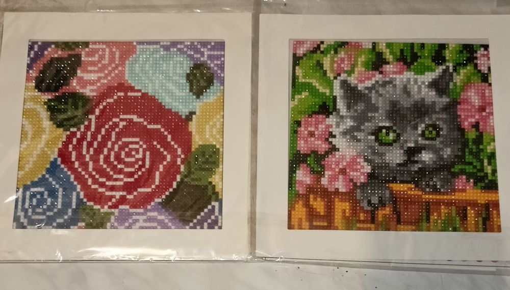 Картина алмазная вышивка готовая, 20х20