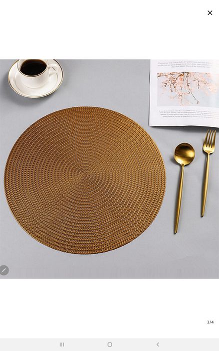 Круглые салфетки для стола