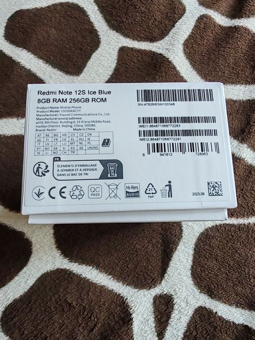 Vând telefon Xiaomi Redmi Note 12S