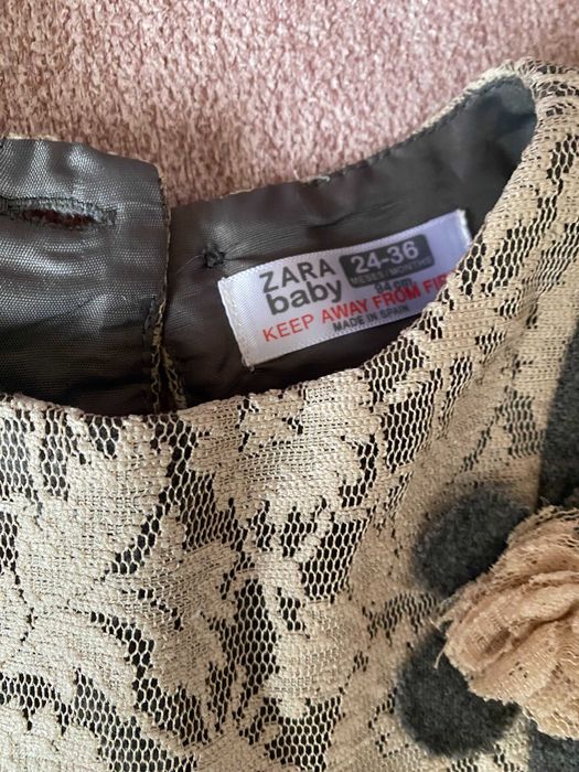 Rochie marime 92-98 copii fete ocazie craciun eleganta zara catifea