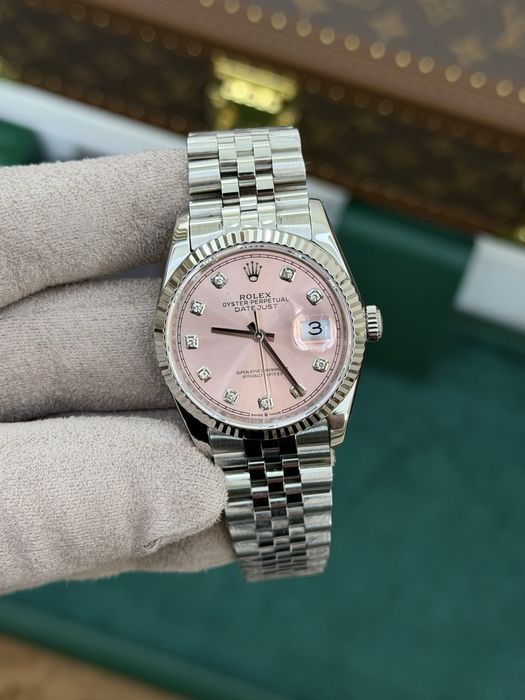 Rolex Date-Just 36mm Pink Dial