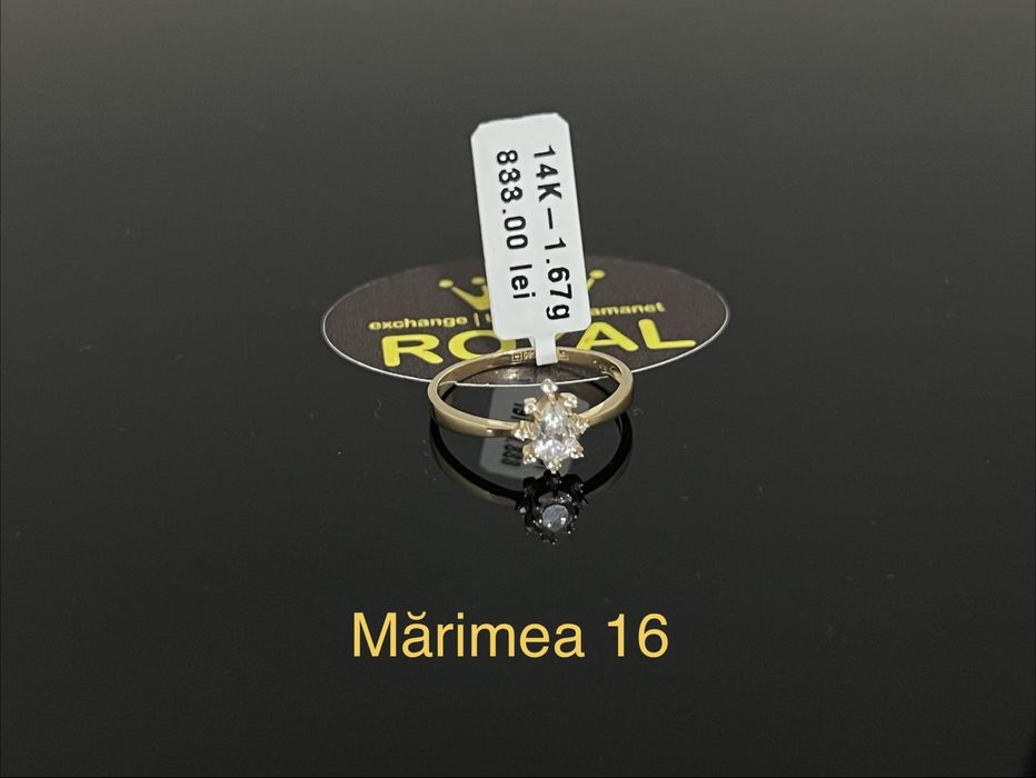 Bijuteria Royal CB : Inel dama aur nou 14k 1,55gr