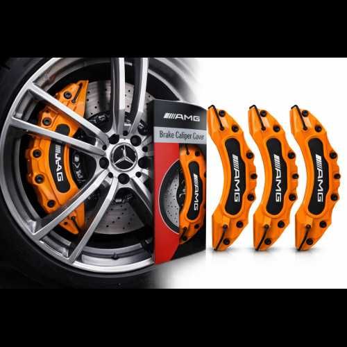 Капаци за спирачни апарати Мерцедес Mercedes AMG комплект оранжеви