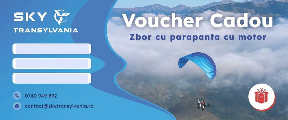Scoala de zbor cu parapanta cu motor paramotor Cluj