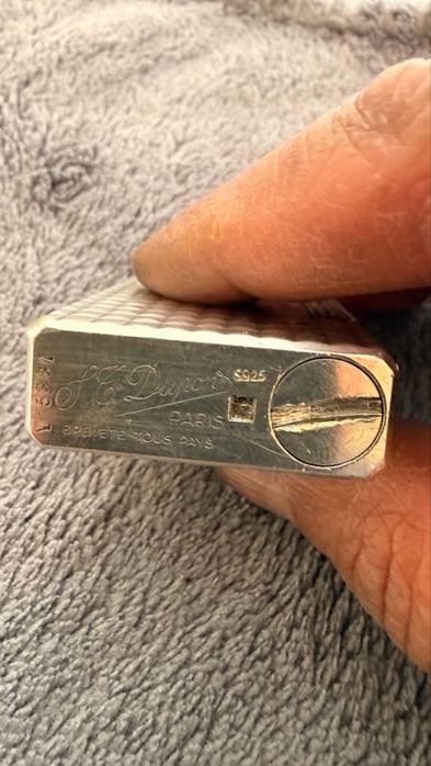 S.T. Dupont Paris S925 – Винтидж бензинова запалка от масивно сребро