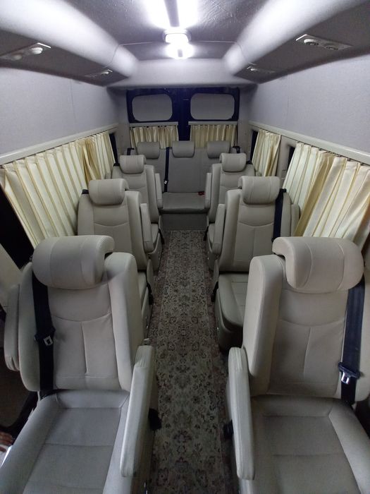 Mikroavtobus xizmatlari O'zbekiston bo'ylab sayoxat