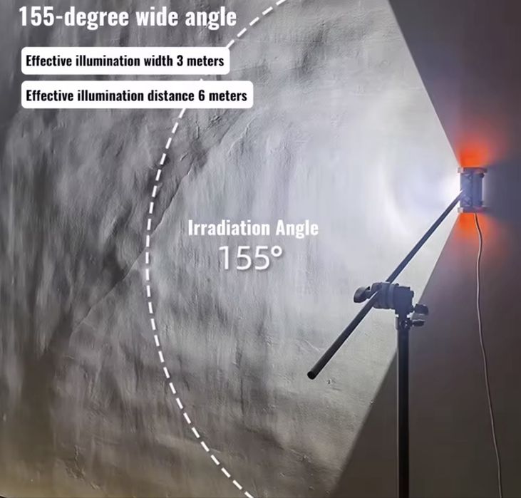 Професионална работна лампа за шпакловка и боядисване!