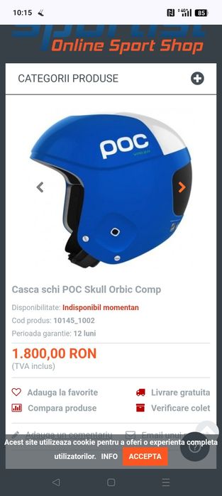 Casca ski POC FIS