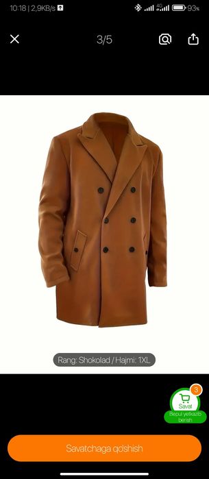 Erkaklar qishki paltolari