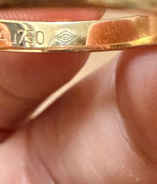 Кольцо Cartier 1895 с бриллиантом