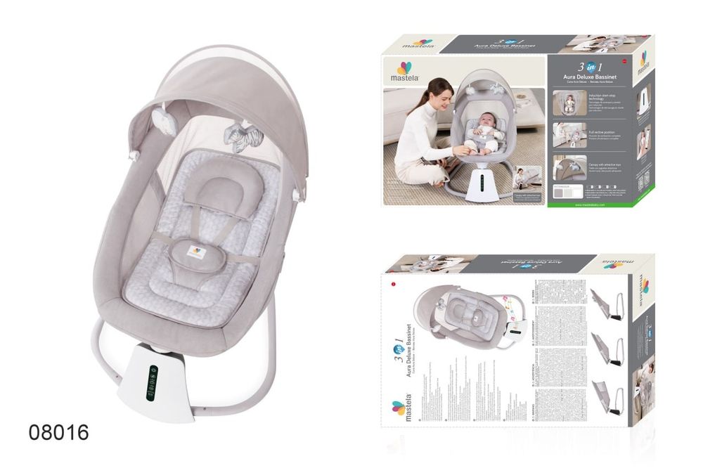 Люлька для новорождённых Mastela Aura Deluxe 3-в-1


2. Люлька-кача