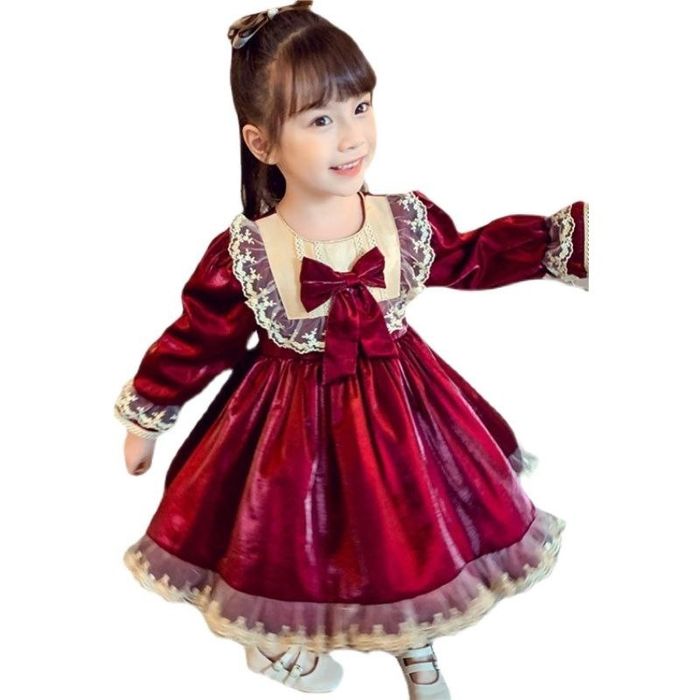 Платье для девочек велюр в ассортименте