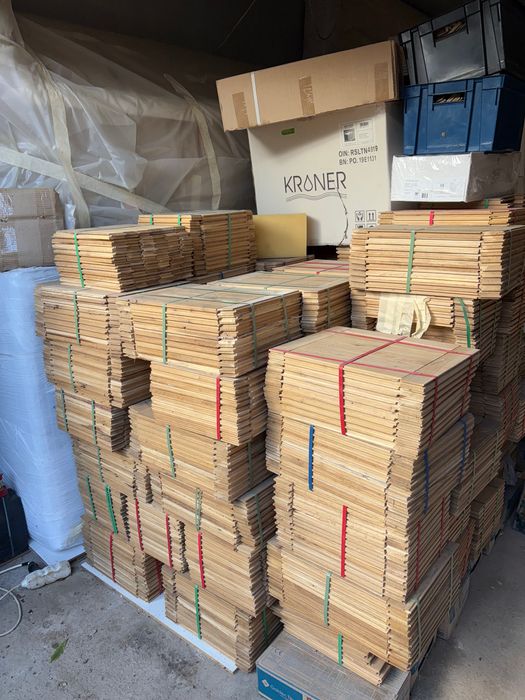 Vand parchet lemn masiv-stejar