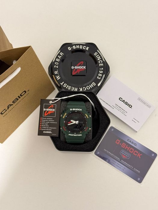 Ceas Casio G-Shock GA-2100 Army Green