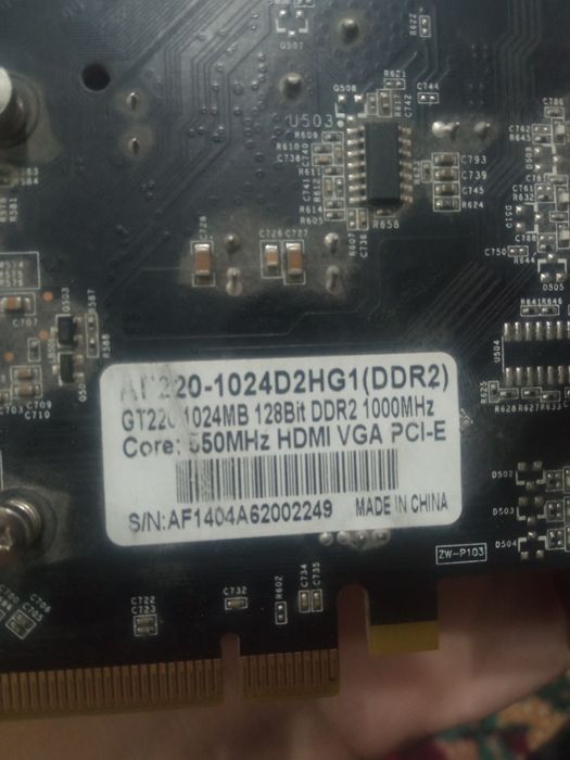 Видеокарта для компьютера рабочий