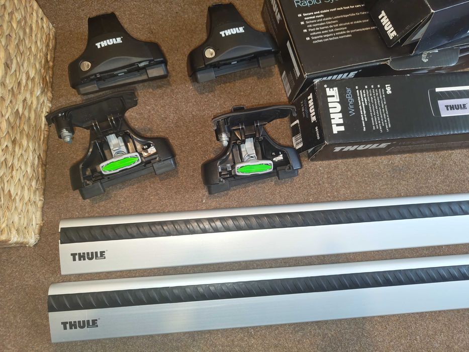 Bare Transversale Thule WingBar Aluminiu – VW Golf 4 / Bora – Impecabile